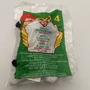 #4 Dottie Dalmation, 2000 McDonald's Happy Meal, Ty Beanie Babies, New Sealed - Picture 1 of 2