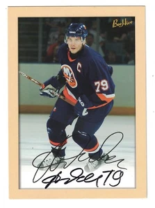 Alexei Yashin AUTOGRAPHED 2005-06 BEEHIVE JUMBO CARD SIGNED NEW YORK ISLANDERS - Picture 1 of 1