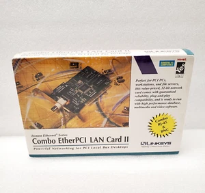 Linksys Combo EtherPCI LAN Card II, RJ45 and BNC Combo LNEPC12 NEW SEALED - Picture 1 of 8