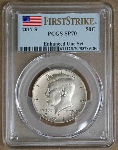 2017-S ENHANCED FINISH KENNEDY HALF DOLLAR PCGS SP70 789186 Cover