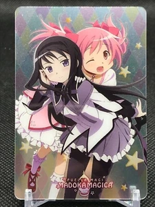 09 Tarjeta de oblea Madoka Homura MADOKA MAGICA BANDAI 2015 hecha en JAPÓN - Imagen 1 de 12