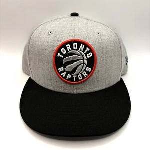 Toronto Raptors NBA 9Fifty 950 New Era Cap Hat Snapback - Gray with Black - Picture 1 of 8