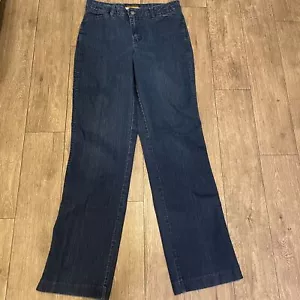Jeans donna Aura Wrangler lavaggio scuro pantaloni svasati taglia etichetta mis 30x32 - Foto 1 di 7
