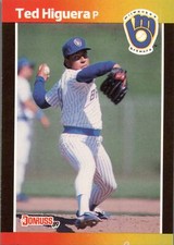1989 Donruss # 175  Ted Higuera Milwaukee Brewers