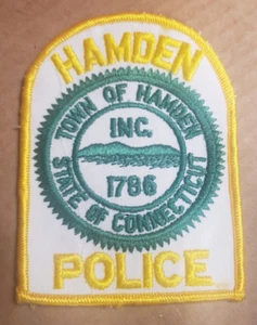 CT Hamden Connecticut Police Patch - Picture 1 of 1