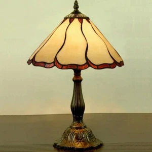 Tiffany Style Bedside Lamp Reading Standing Desk Light Table Stained Glass Light - Picture 1 of 5