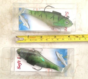 Life-Like 4" Salzwasser Trolling Köder - 2 Packungen Verkauf für $4,50 kostenloser Versand - Bild 1 von 3