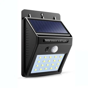20 LED Solar Light PIR Motion Sensor Wall Light Outdoor Solar Lamp Waterproof So - Picture 1 of 13