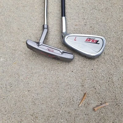 Junior Tour Kids Youth 7 Iron & Putter for children 49-53" Tall Height - Image 1 of 4