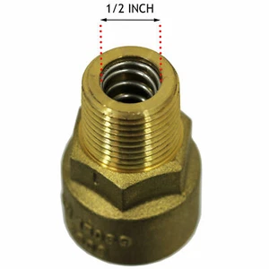 Gas Cooker Bayonet Hose Straight Socket 1/2 inch - 07000990 Brand New Product - Picture 1 of 3