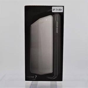 iPhone 7 Plus, 7+ & 8+ Cell Phone Case, Clear Transparent & Black Shockproof NEW - Picture 1 of 5
