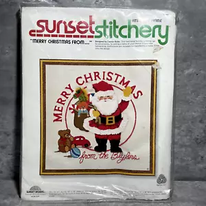 Sunset Designs Punto de Cruz 12 X 12 Feliz Navidad Desde el... Kit Nº2046 Nuevo - Imagen 1 de 7