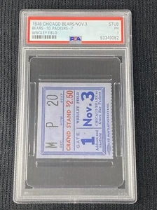 1946 Chicago Bears v Green Bay Packers at Wrigley Field NFL Ticket Stub PSA 11/3 - Picture 1 of 2