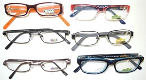6 PAIR NEW KIDS EYEGLASSES, EUROPA, SESAME STREET, EDDIE BAUER - Picture 1 of 1