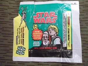 Vintage, Original 1978 STAR WARS Topps Trading Card Wrapper - GREEN - Picture 1 of 4