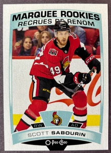 2019-20 O-Pee-Chee Update Marquee Rookies #641 Scott Sabourin Ottawa Senators - Picture 1 of 1