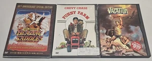 Blazing Saddles (Sealed), Funny Farm (Sealed) & National Lampoon's Vacation DVD  - Imagen 1 de 5