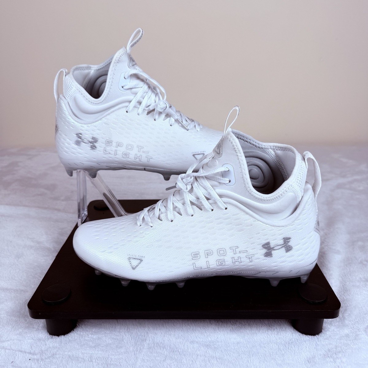 Under armour 白色11.5 美国足球鞋与钉鞋男| eBay