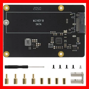Zuverlässiges M.2 Key-B SATA Shield für Raspberry Pi 4 – Ideal für Erweiterungen - Bild 1 von 10