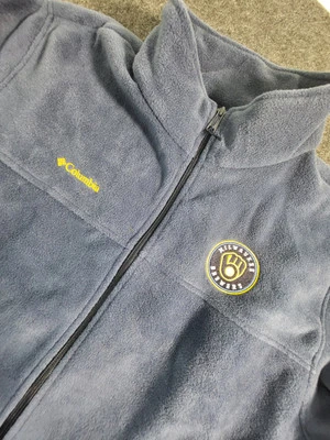 NOVA Jaqueta Masculina Milwaukee Brewers Columbia Steens Mtn Zíper Completo Softshell 2XT - Imagem 1 de 4