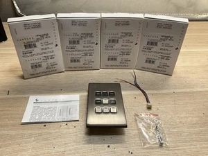 Vantage Controls 24V - 9-Tasten Tastatur Square Touch mit Farbrahmen / JUA2399 - Bild 1 von 7