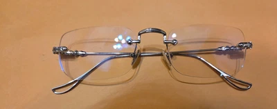 Gafas de lectura plateadas para mujer sin montura 54-20 145 +0,75 Foto 1 de 4