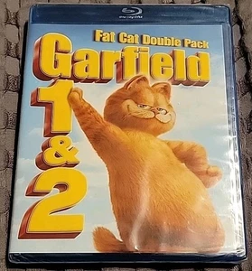NEW Garfield 1 & 2: Fat Cat Double Pack (Blu-ray) Tail Of Two Kitties OOP SEALED - Foto 1 di 5