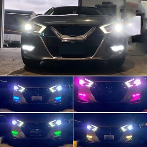 2Pcs Red / White H11 H16 H9 LED Fog Light Bulbs for 2016 2017 2018 Nissan Maxima - Picture 1 of 13