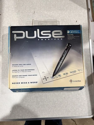 Livescribe Pulse Smartpen 2 GB con Notebook Caja Abierta Completo Sin Usar Sin Probar Foto 1 de 4
