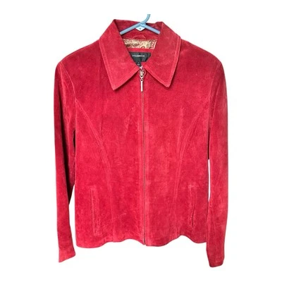 Vintage colebrook classics genuine red suede jacket deadstock new with tags! 90s - Image 1 of 4