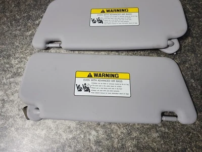 09-12 Hyundai Elantra Touring Wagon Left Right Sun Visor Shades Lighted Pair OEM - Image 1 of 4