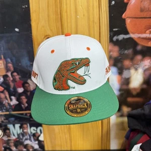 Florida A&M Rattlers Hat Cap Snap Back White Green NCAA College Football Mens - Picture 1 of 7