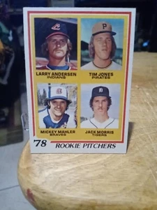 1978 Topps Rookie Pitchers #703 Jack Morris- T.Jones-L.Anderson-M.Mahler - Picture 1 of 2