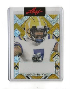 2023 Leaf Metal Draft DEREK STINGLEY JR# 1/1 Unsigned Pre-Production Proof #1/1 - Picture 1 of 2