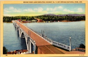 Postcard Bridge Over Lake Hamilton, Hot Springs National Park, Arkansas - Picture 1 of 2
