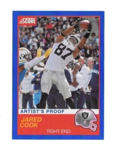 Score Football 2019 Jared Cook prueba de artista 06/35 - Oakland Raiders - #34 - Imagen 1 de 1