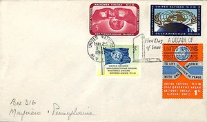 PHILATELIE CARTE PREMIER JOUR FIRST DAY OF ISSUE UNITED NATIONS UNIES 1962 - Bild 1 von 1