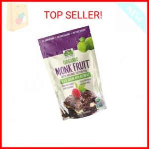 NOW Foods, Bio Mönchsfrucht mit Erythritpulver, 1 zu 1 Zuckerersatz, - Bild 1 von 2