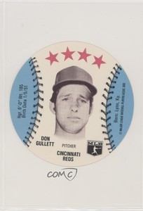 1976 MSA Discs Isaly's/Sweet William Don Gullett