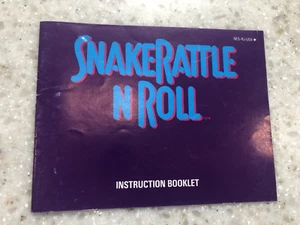 SNAKE RATTLE N ROLL ORIGINAL INSTRUCTION MANUAL GAME BOOK NINTENDO NES HQ - Picture 1 of 1