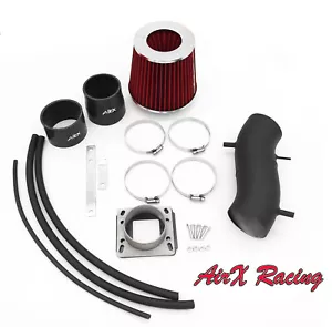 Abrigo AirX Racing negro-rojo para Nissan Sentra 1991-1999 1,6 L L4 kit de admisión de aire - Imagen 1 de 4