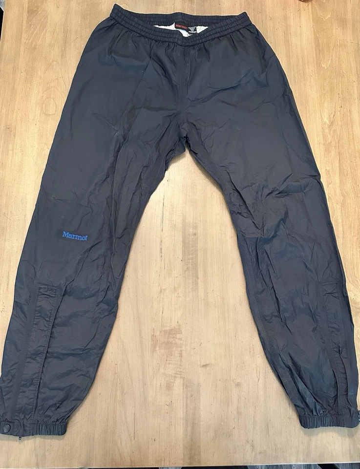 Marmot Membrane Rain Outdoor Pants 5442 Made in Sri Lanka Size Large Hiking - Image 1 of 4