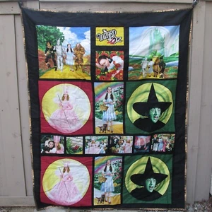 Wizard of Oz Handmade Quilted Lap Blanket or Throw 60"X48" NWOT - Picture 1 of 11