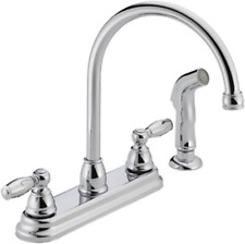 Claymore 2-Handle Kitchen Sink Faucet with Side Sprayer, Chrome P299575LF