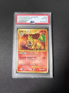 Pokemon Charizard 2008 D&P Stormfront Holo Bleed 092/092 PSA 6 Pokémon TCG WOTC - Picture 1 of 2