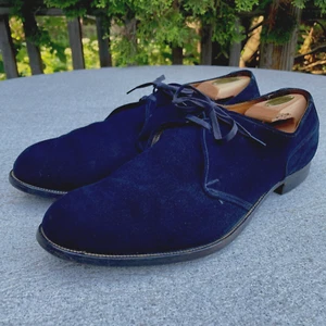 Scarpe vintage Scott & Mchale in pelle di cervo adatte a 10 suola a vanga anni 40 50 - Foto 1 di 18