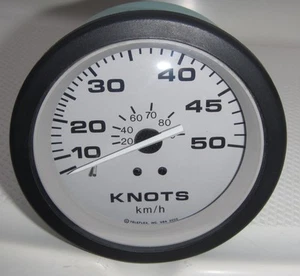 # 62956 NEW Teleflex 10 - 50 Knots Speedometer Gauge FREE SHIP! - Picture 1 of 4