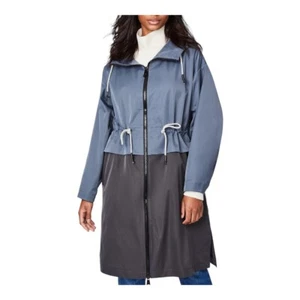 BERNARDO women’s Colorblock Rain Jacket hood size S NWOT - Picture 1 of 11