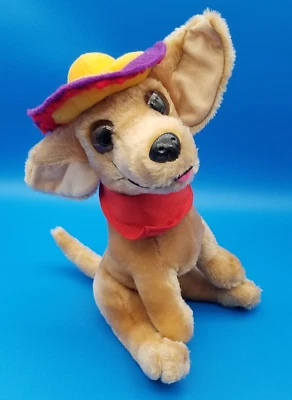 10” Paco The Chihuahua Plush Nanco 1998 Tag vintage Taco Bell Plush Dog - Image 1 of 4