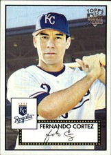 2007 Topps 52 Baseball Card #48 Fernando Cortez Rookie